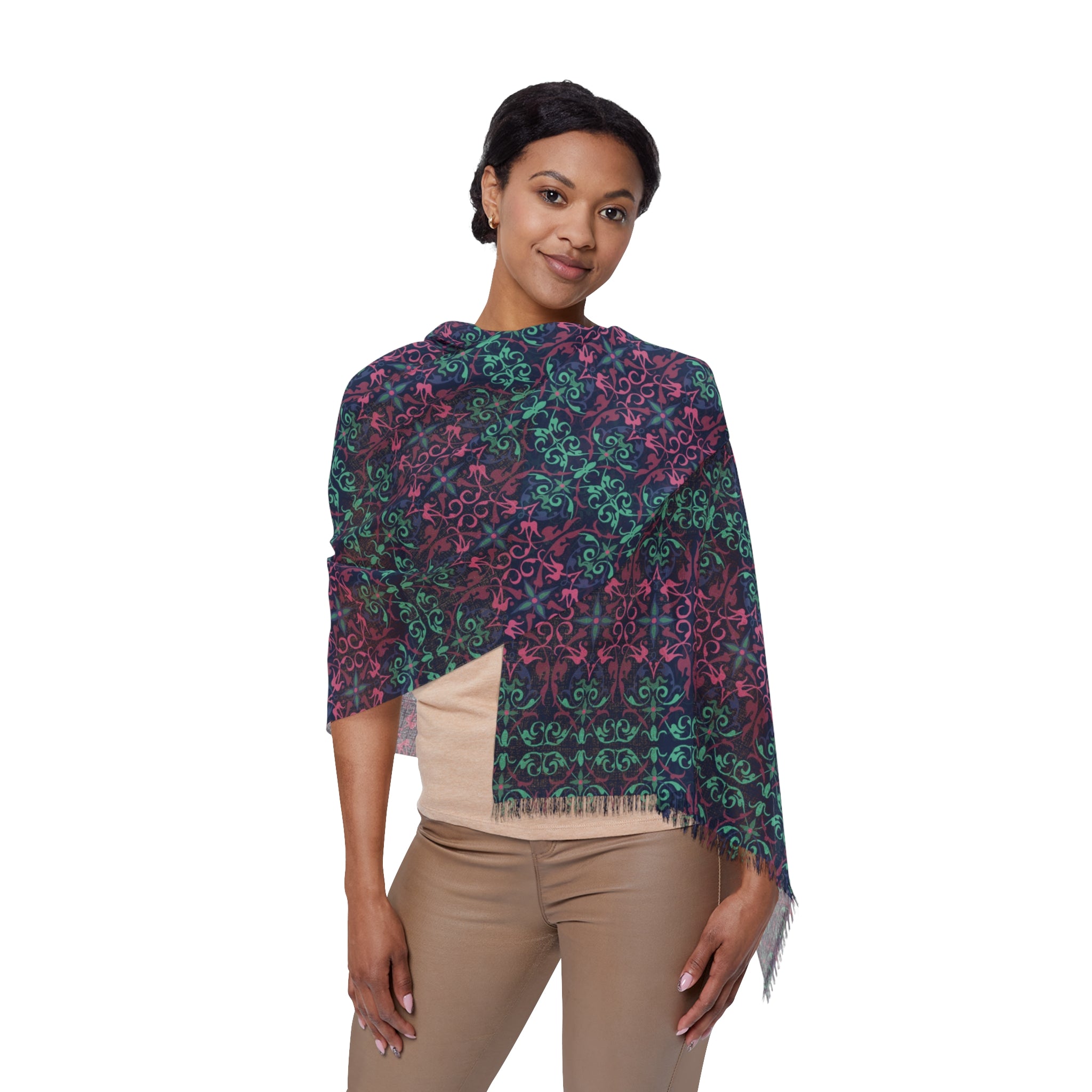 Floral Motif Scarf