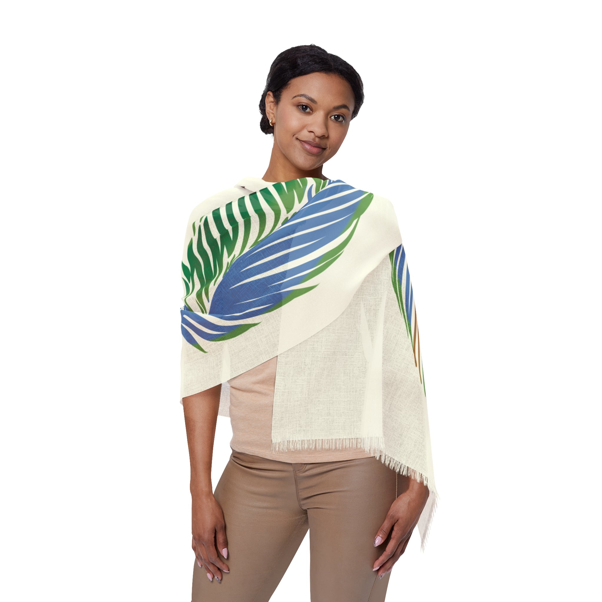 Tropical Feather Scarf