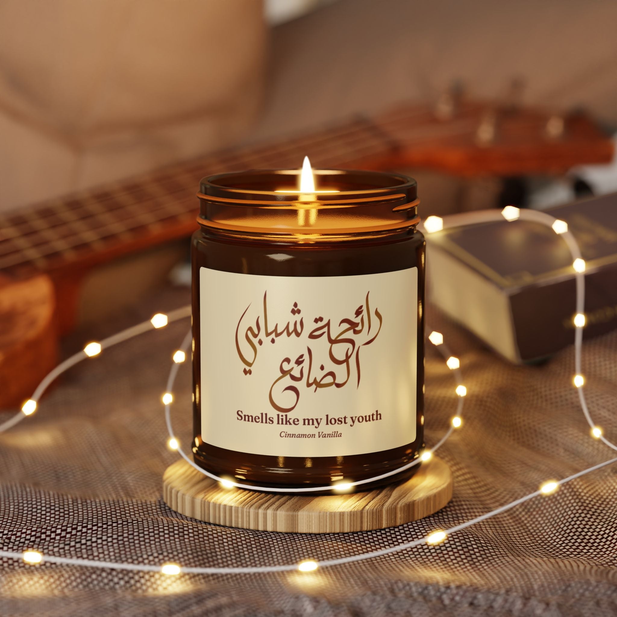 Lost Youth Cinnamon & Vanilla Scented Soy Candle