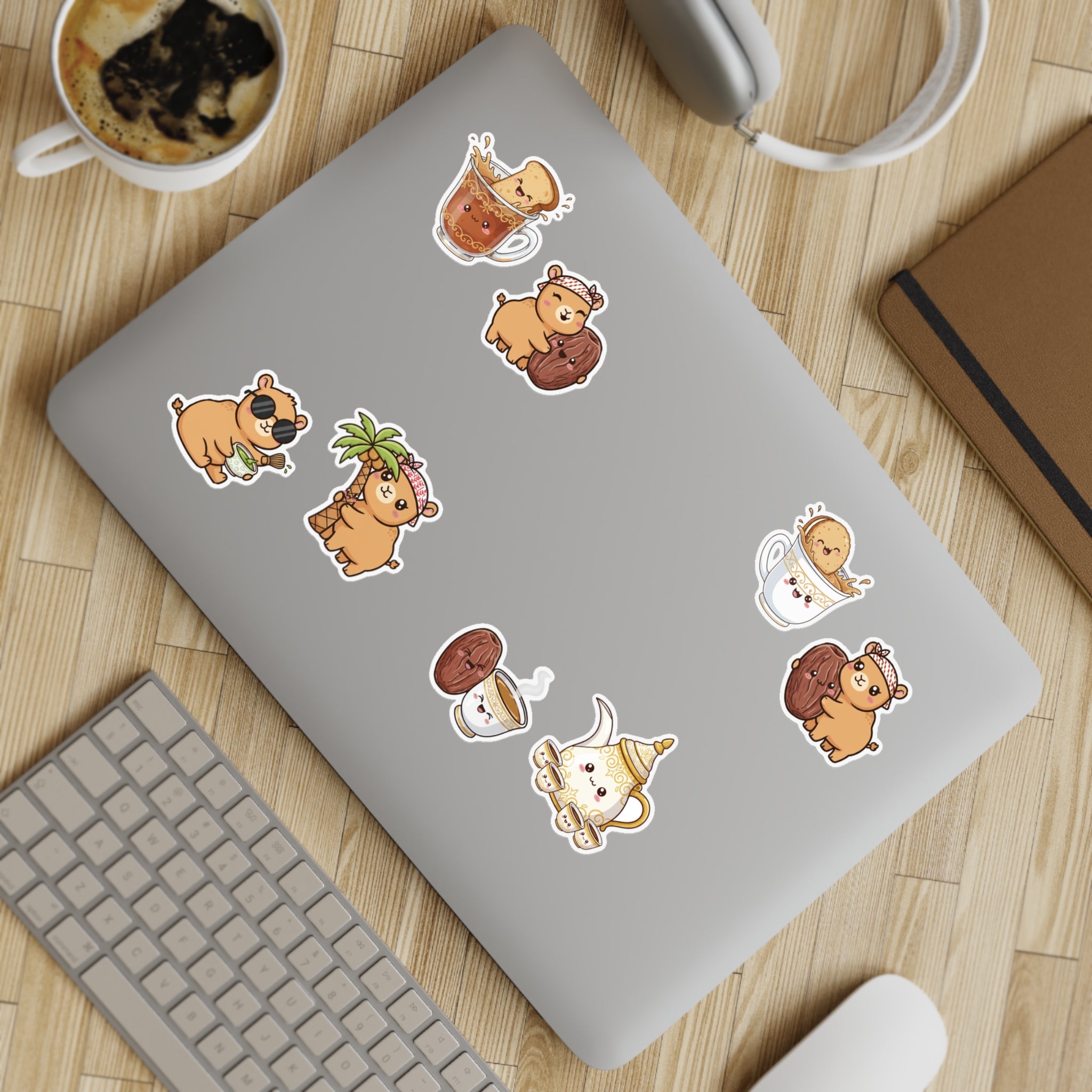 Arabian Kawaii Sticker Sheets 5 pcs