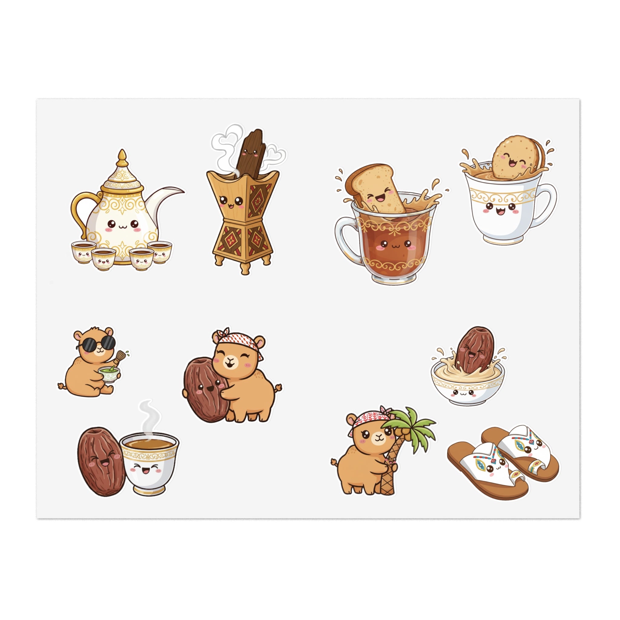 Full Arabian Kawaii Stickers