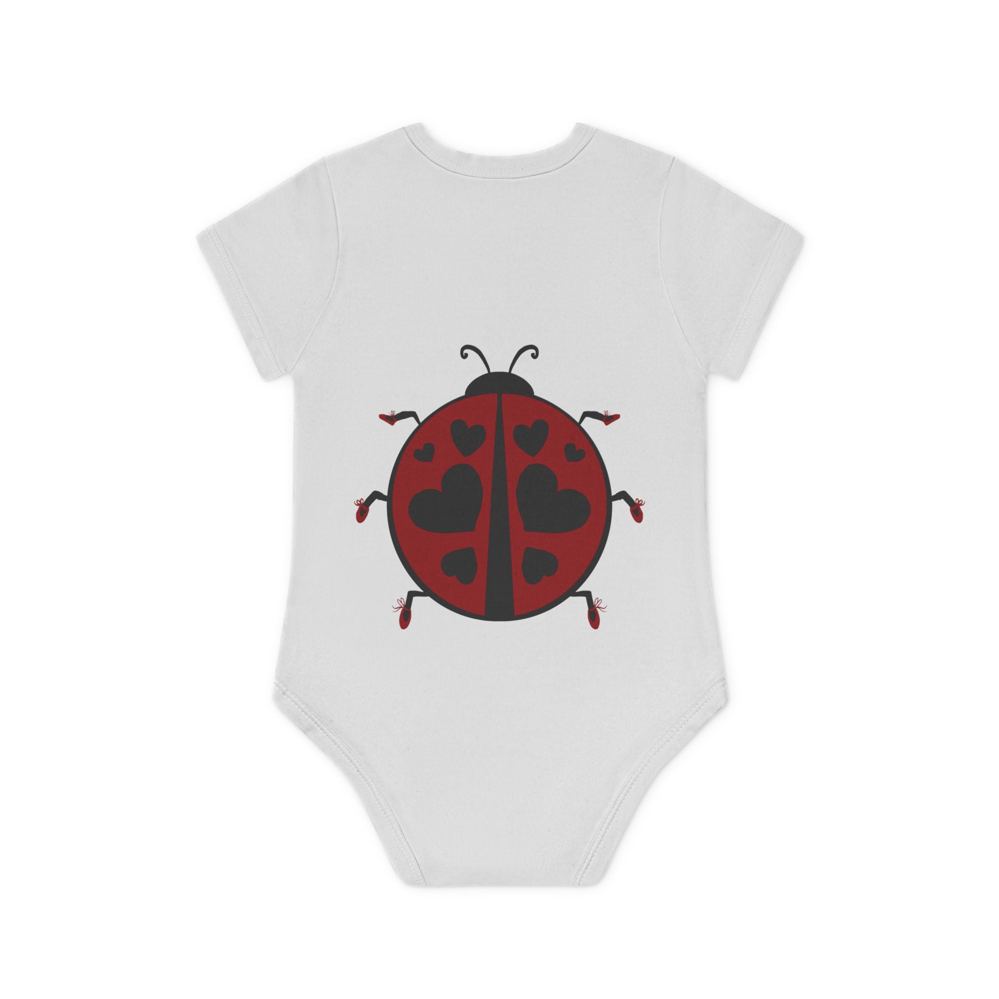 Ladybug of my Heart - Arabic Calligraphy Organic Baby Bodysuit