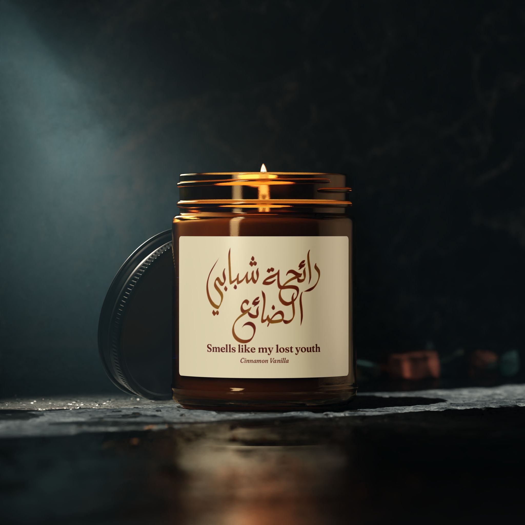 Lost Youth Cinnamon & Vanilla Scented Soy Candle
