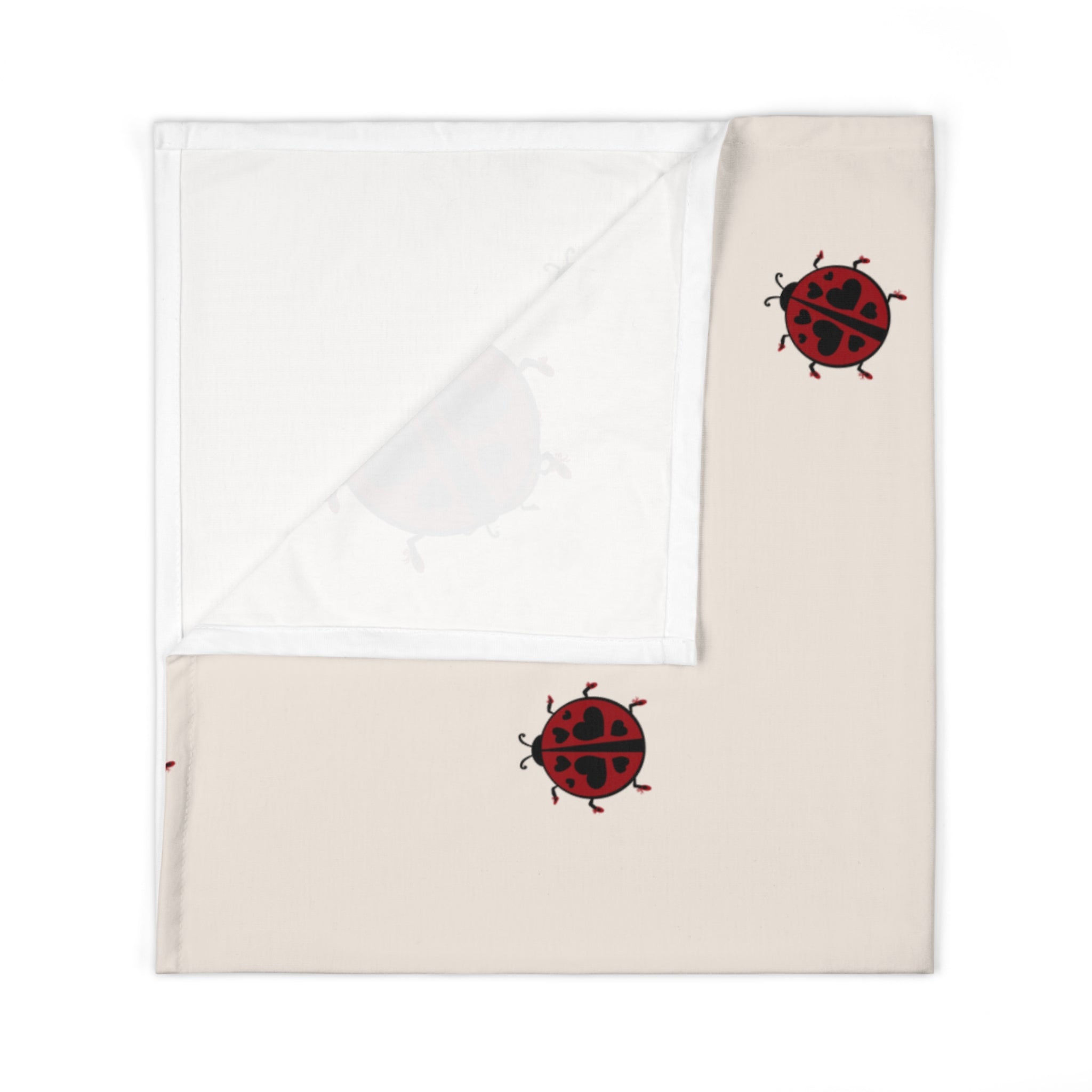Ladybug Heart Baby Swaddle