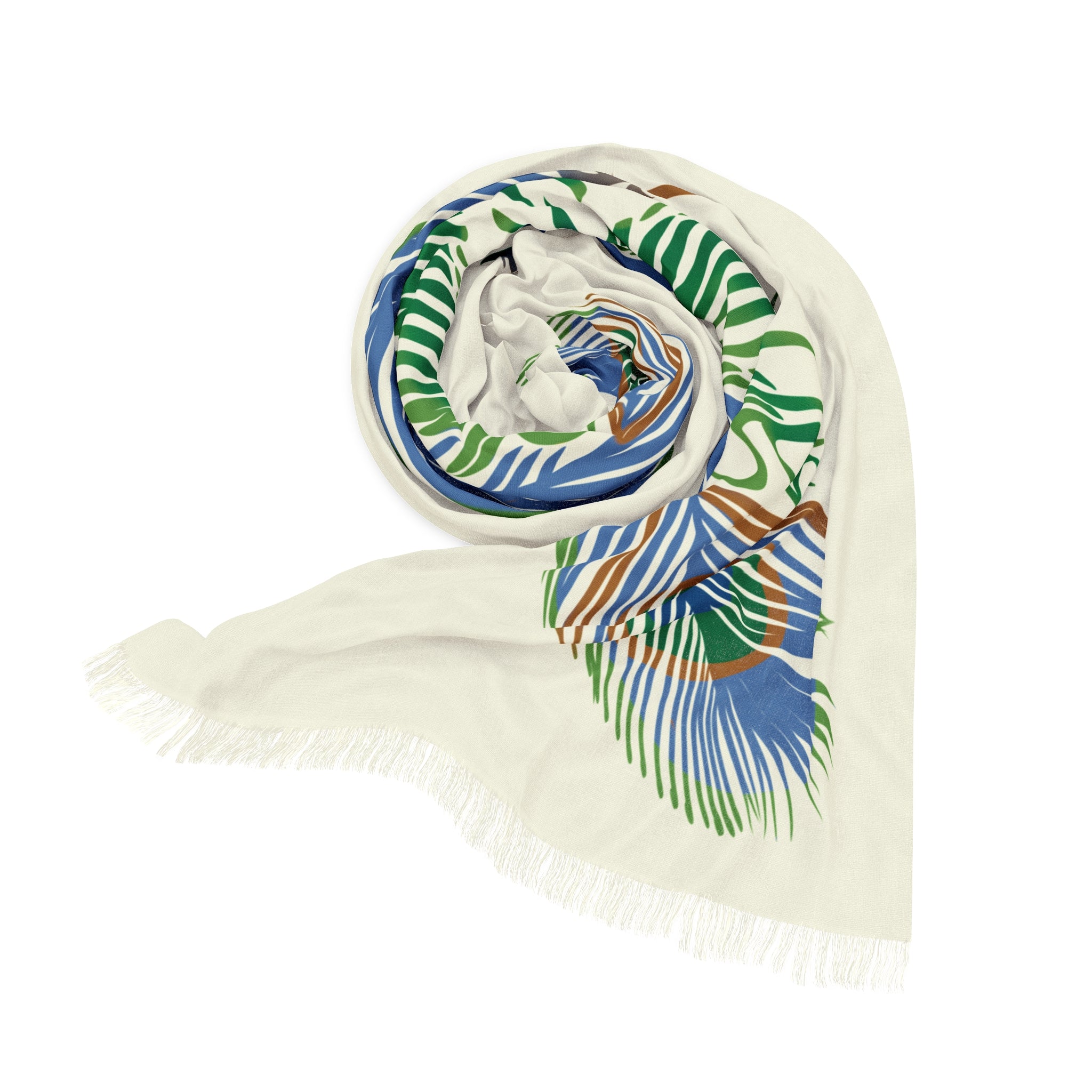 Tropical Feather Scarf