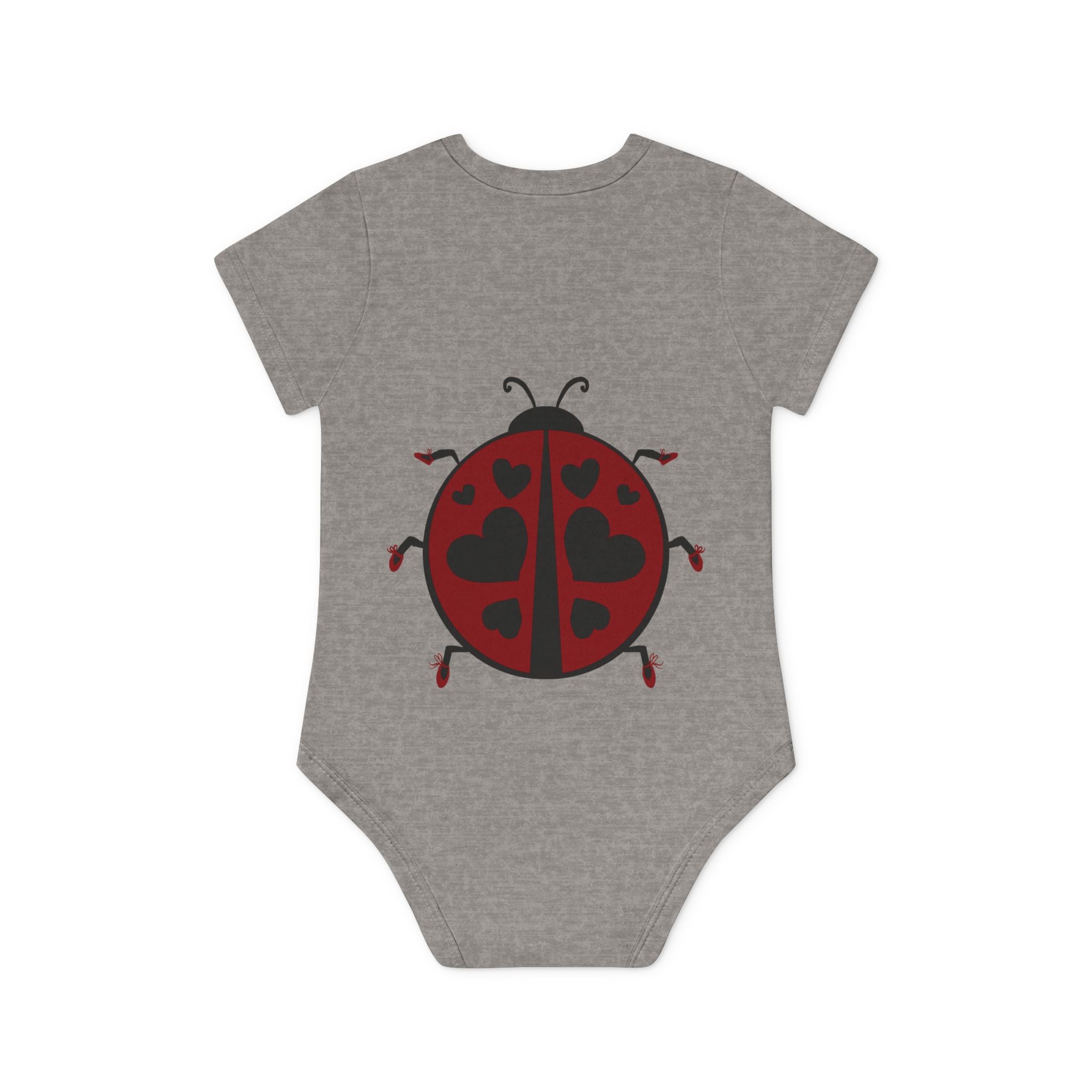 Ladybug of my Heart - Arabic Calligraphy Organic Baby Bodysuit