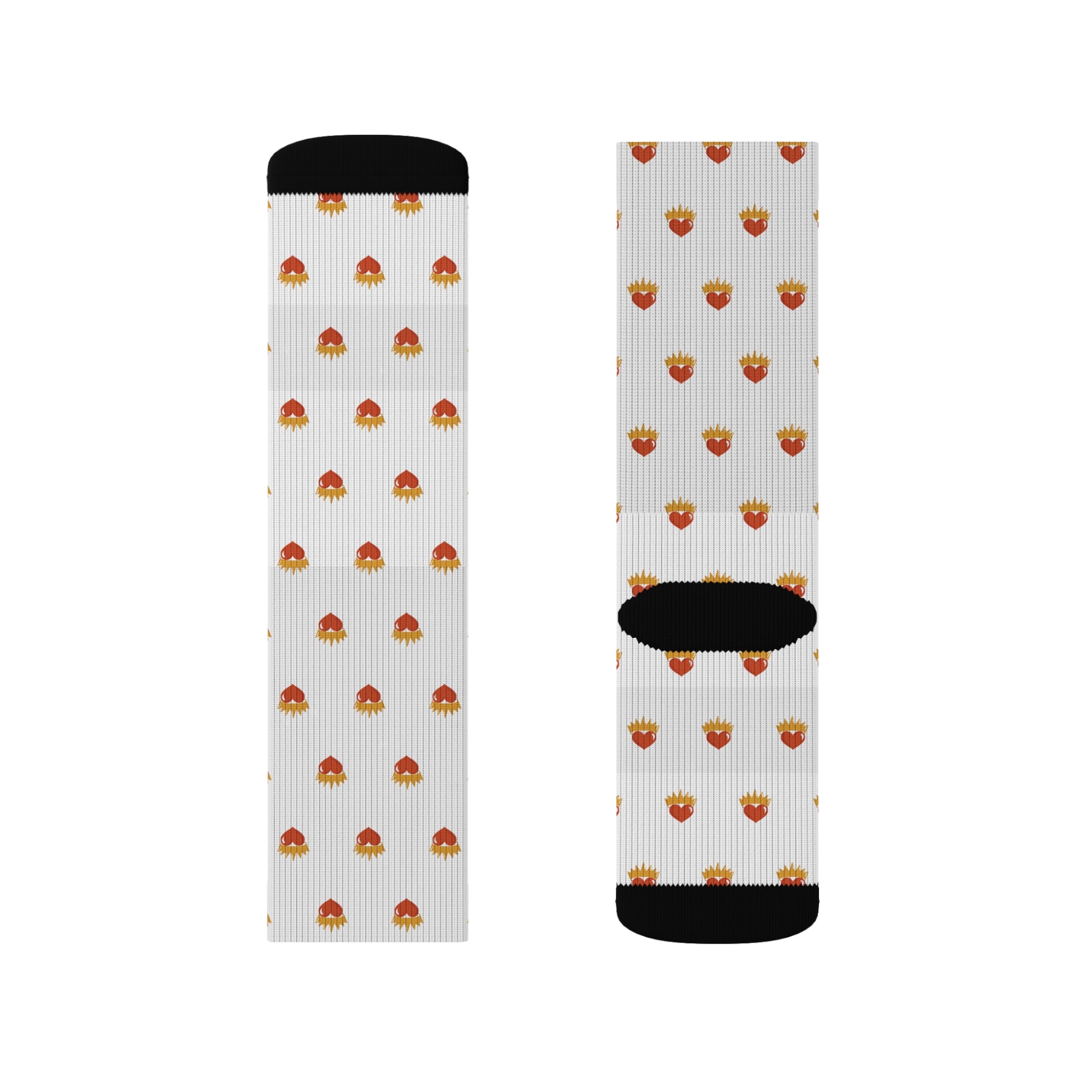 Royal Heart Unisex Socks