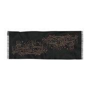 Dark Steps of Destiny poem Scarf