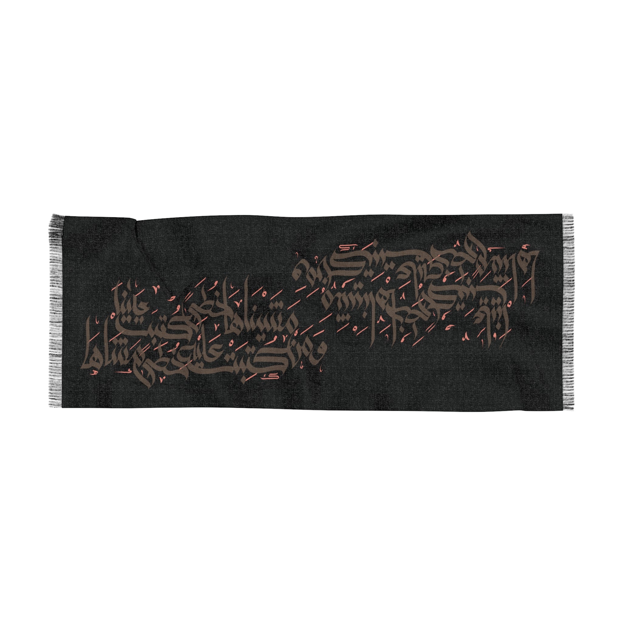 Dark Steps of Destiny poem Scarf