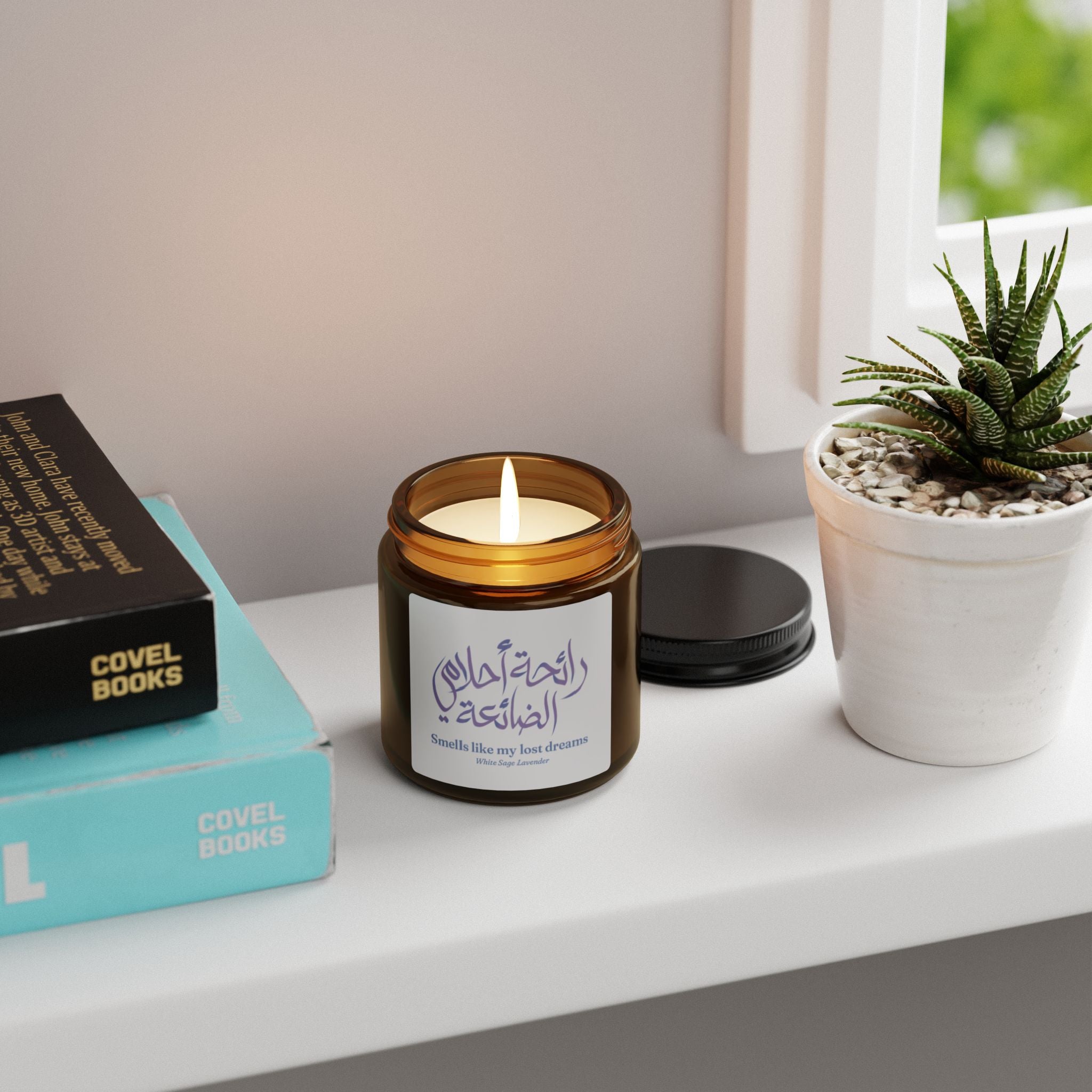 Dreams White Sage & Lavender Scented Soy Candle