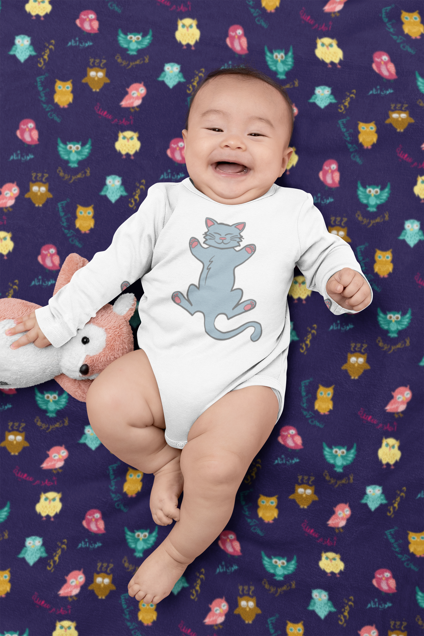 Night Owl life Baby Swaddle