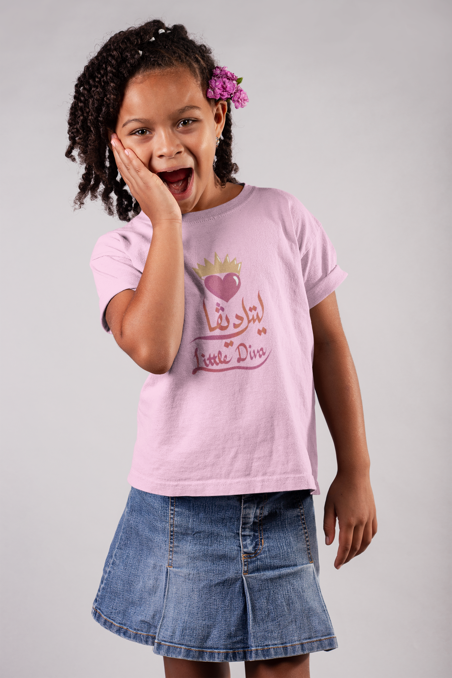 Bilingual Little Diva - toddler's tee