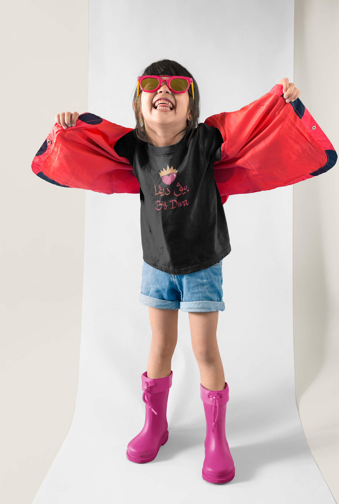 Bilingual Big Diva - toddler's tee