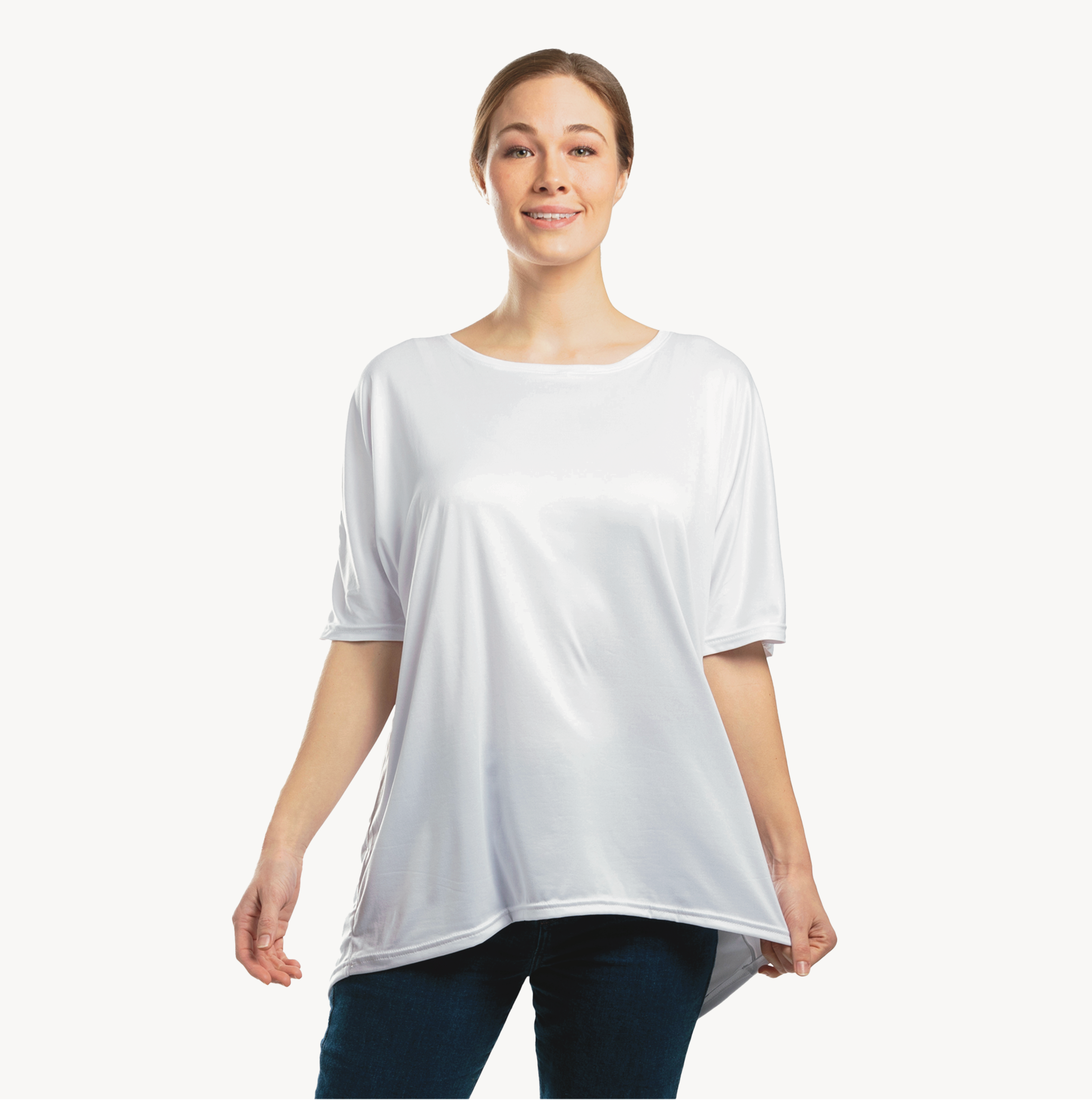 Flamingo Wings Oversized Maternity Shirt