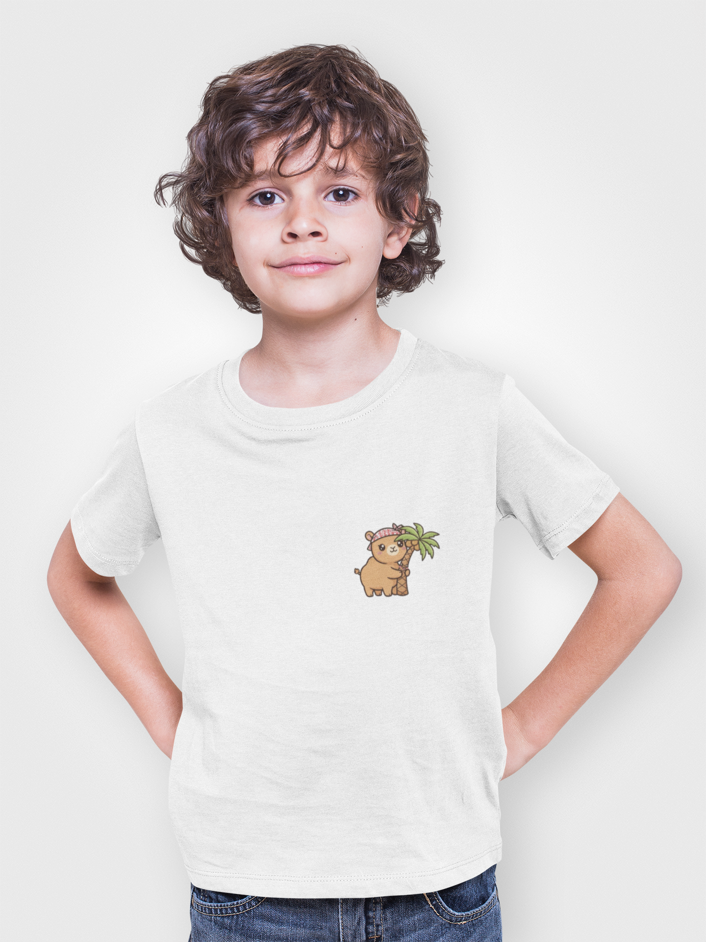 Kawaii Palm Hugger Kids Tee