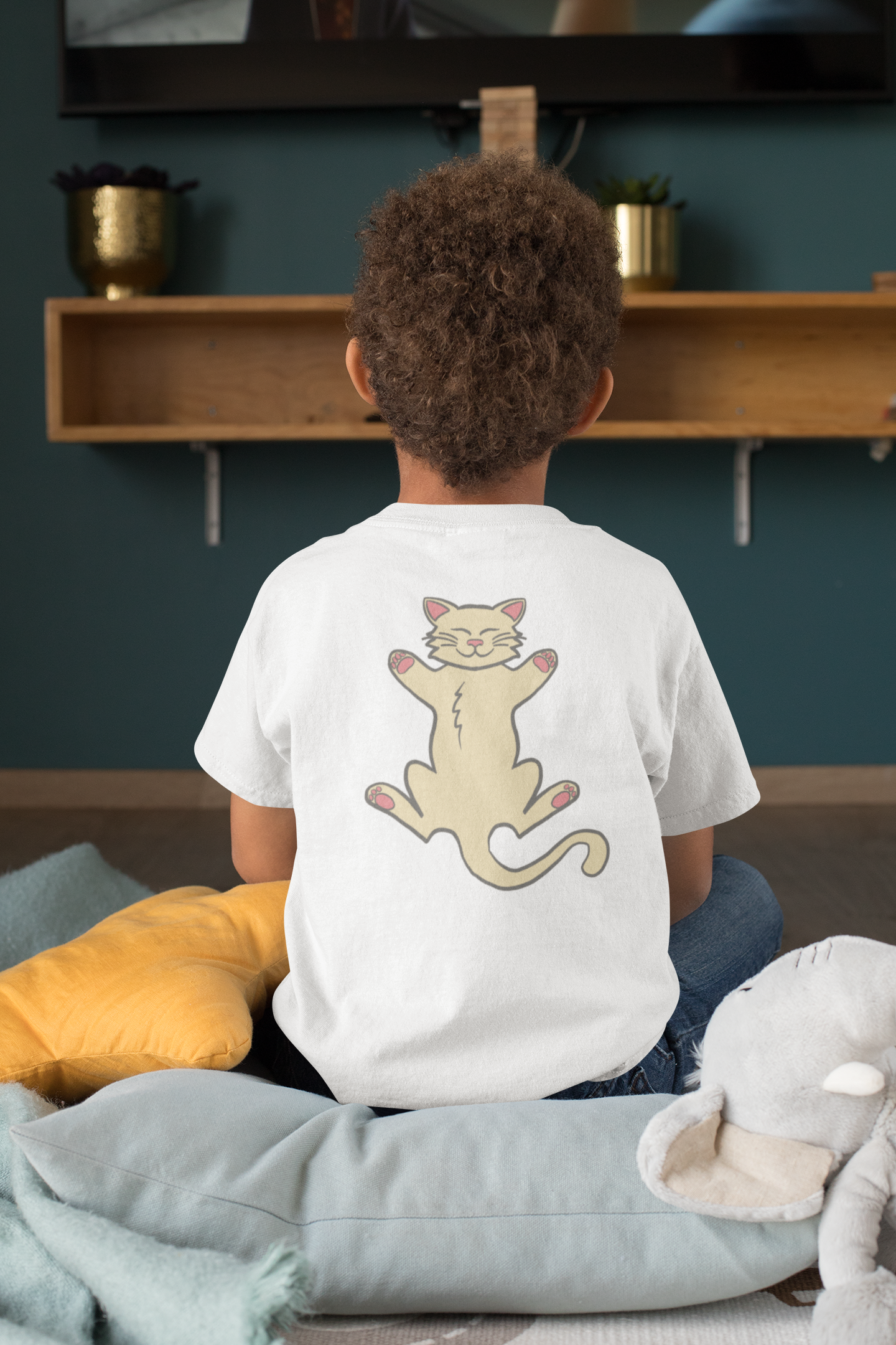 Lazy Cat Kids Tee
