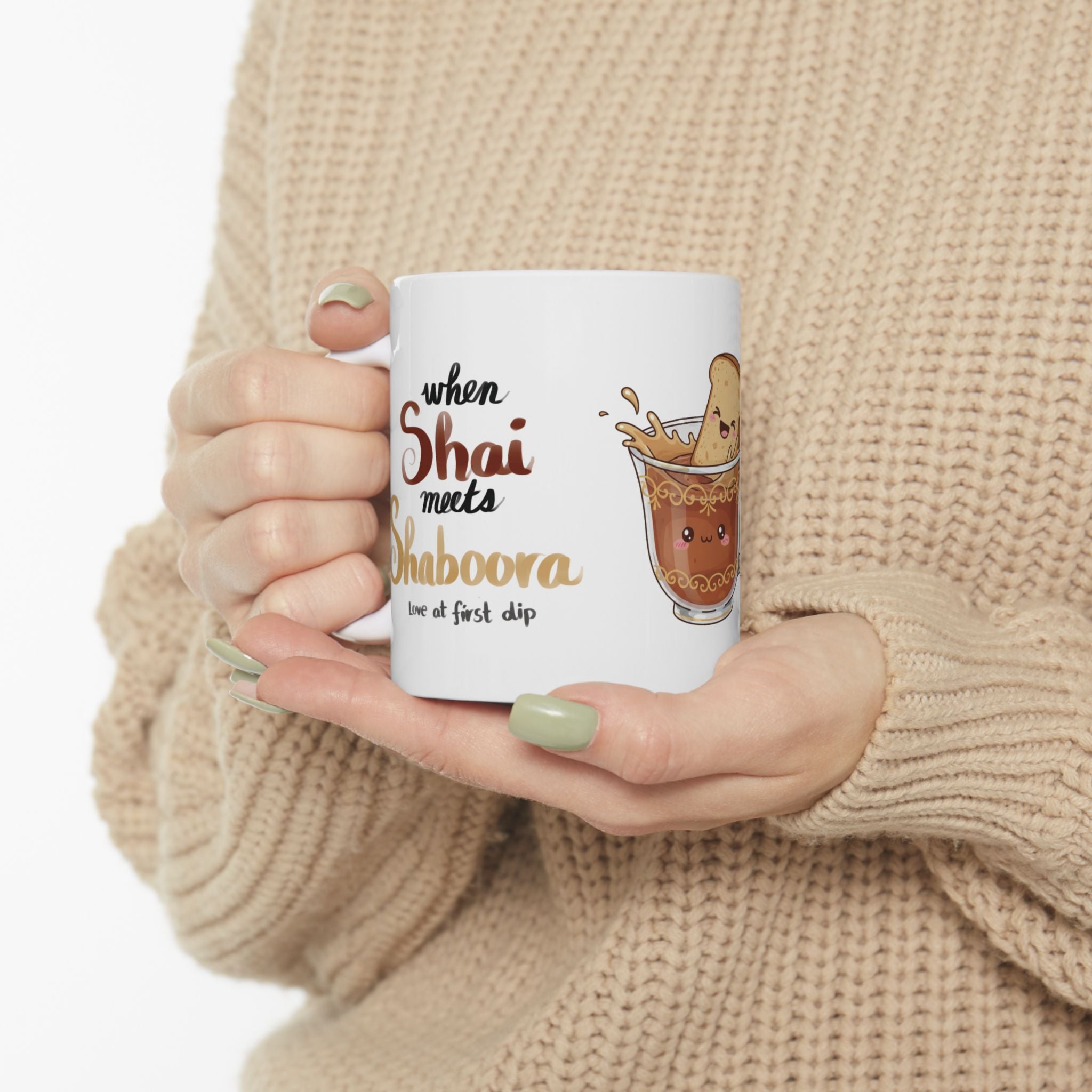 Shai meets Shaboora Kawaii Mug