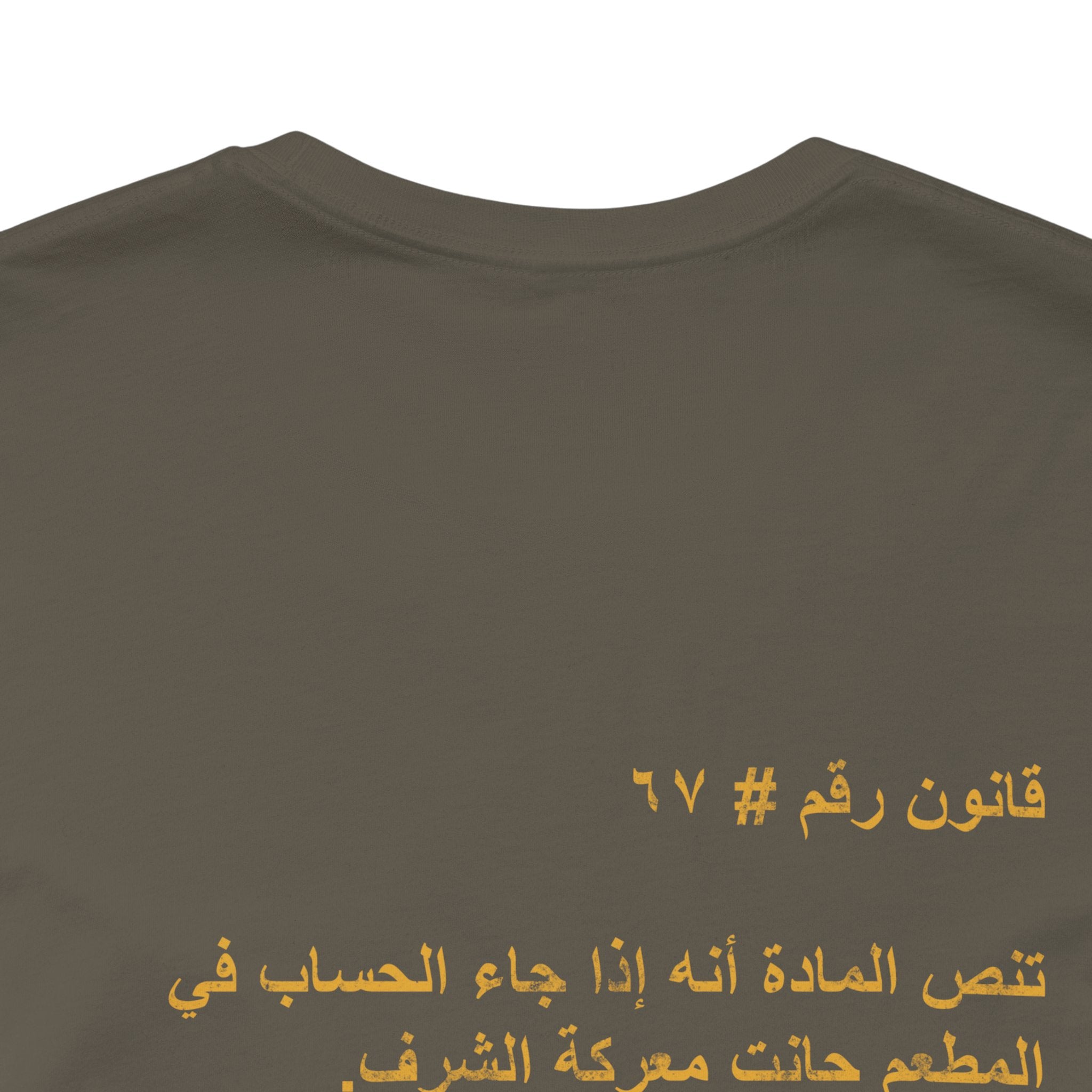 Arab Rule no.67: The Bill