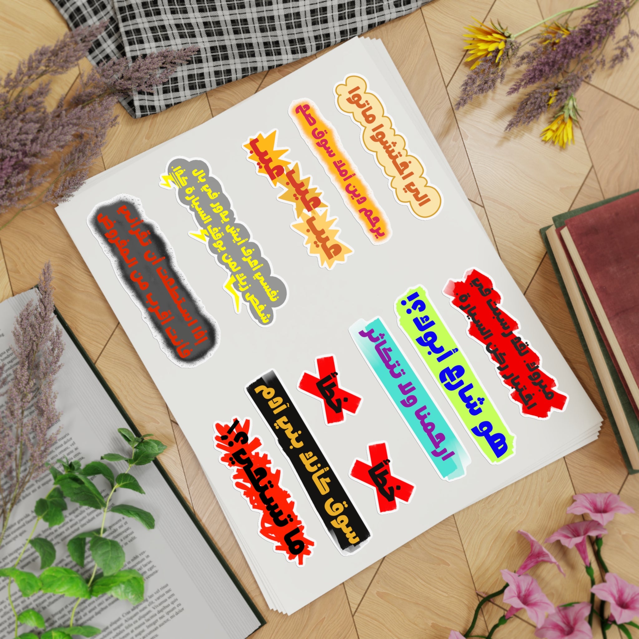 Road Rage Sticker Sheets 5 pcs