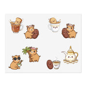 Arabian Kawaii Sticker Sheets 5 pcs