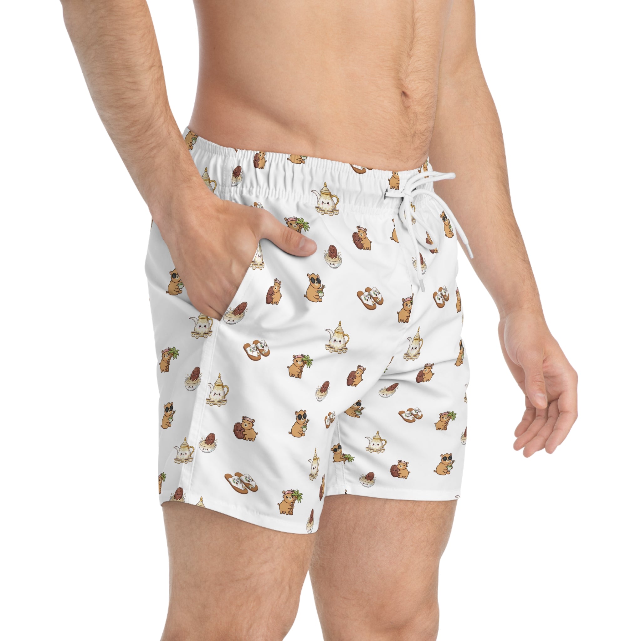 Arabian Kawaii Swim Shorts