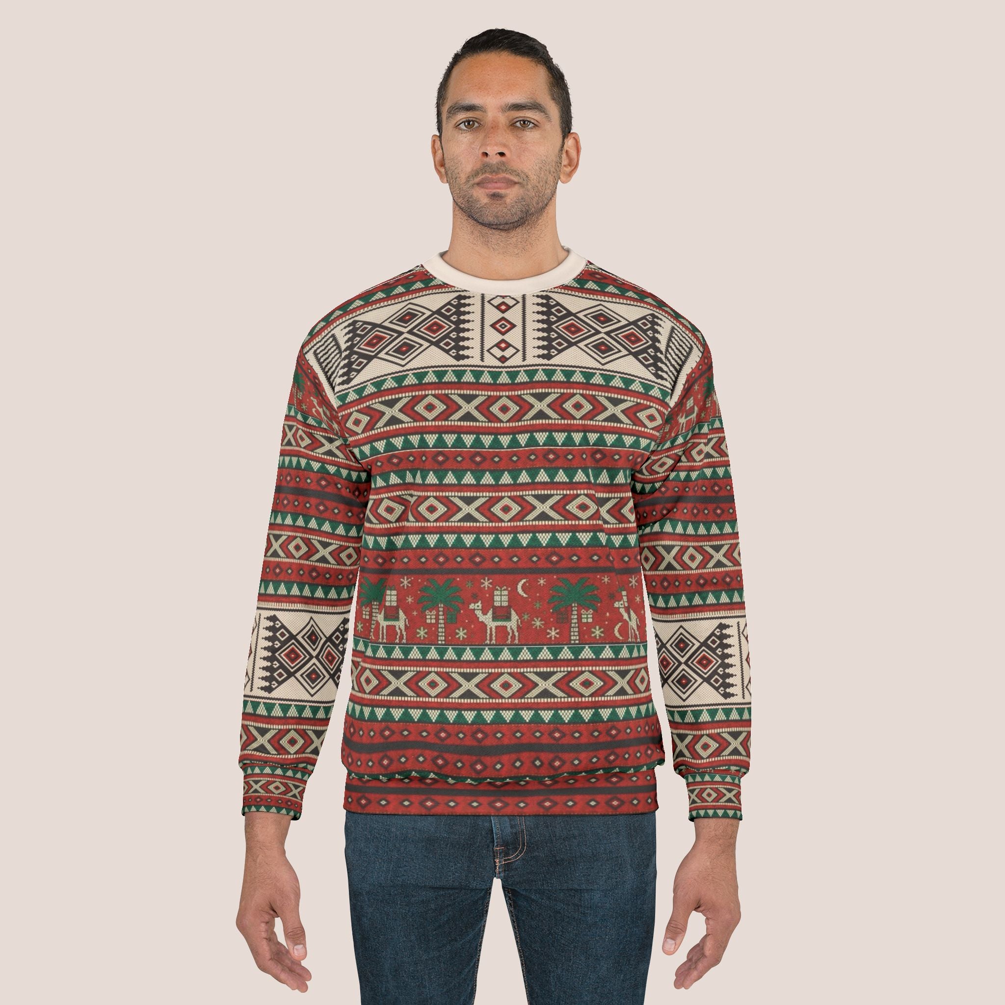 Christmas In Arabia Lightweight Sweatshirt