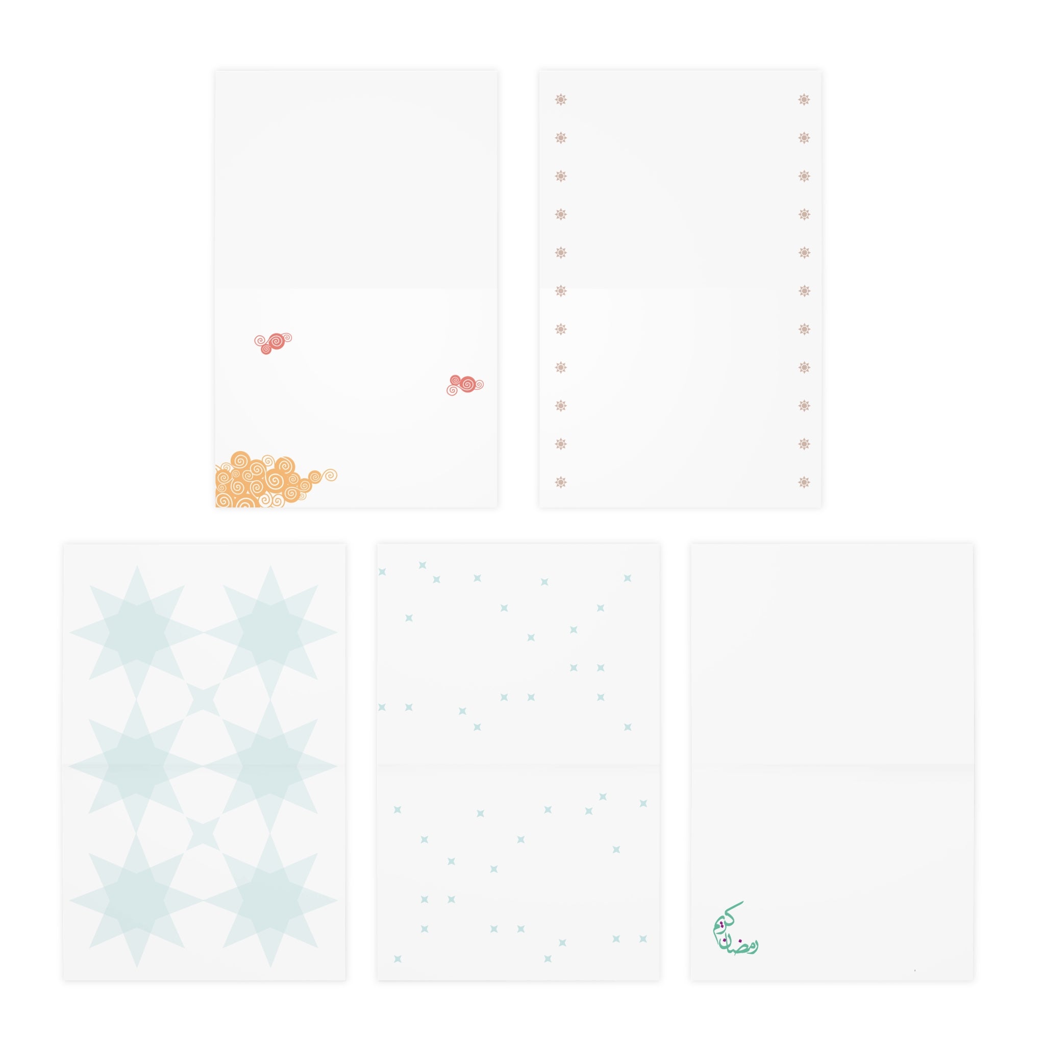Ramadan Nights | 5-Pack of Luxe Greeting cards