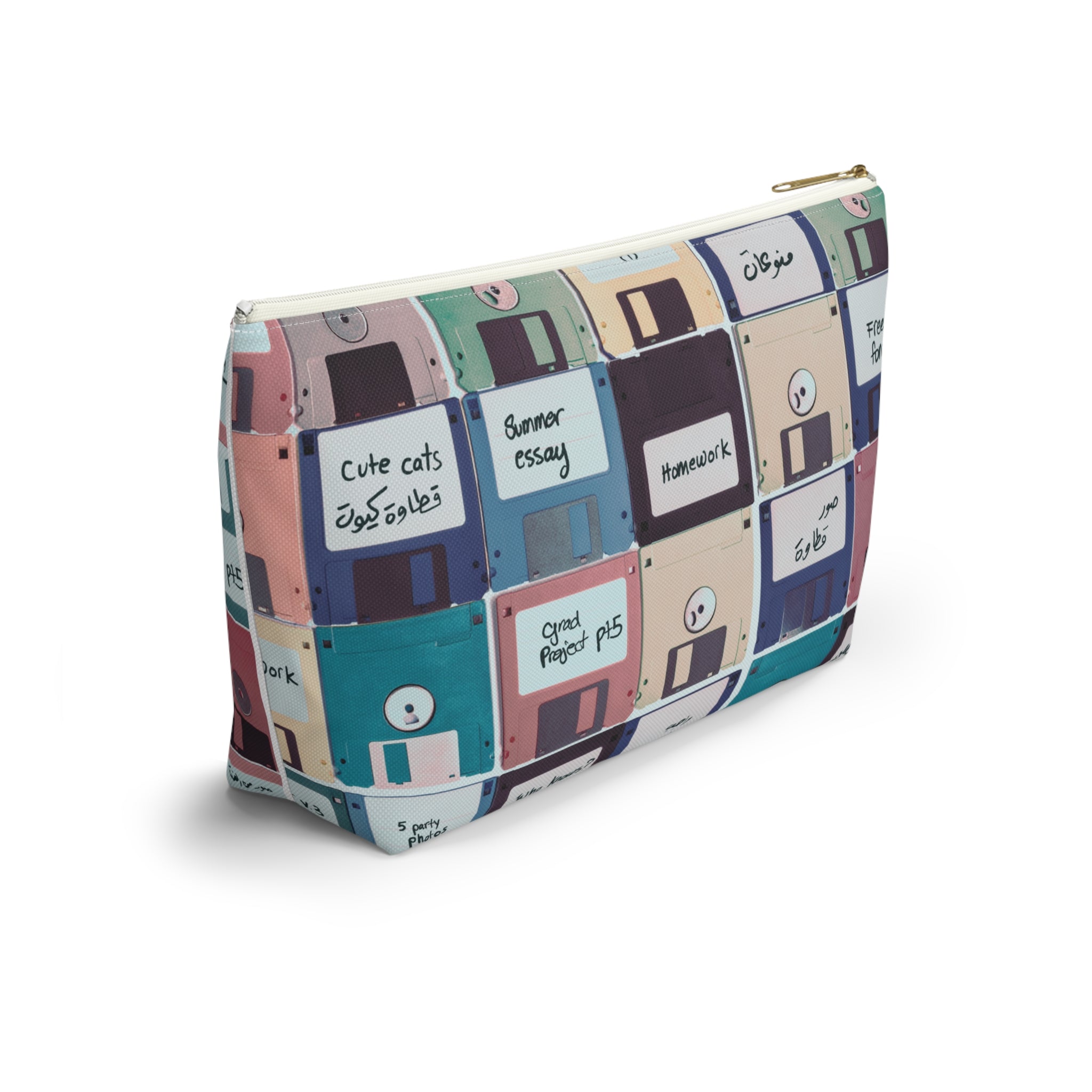 My Floppy Disks from Uni Travel and Makeup Pouch