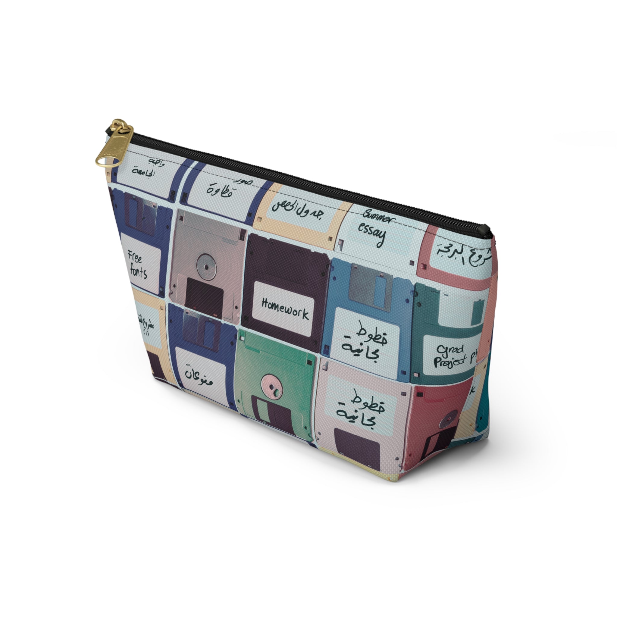 My Floppy Disks from Uni Travel and Makeup Pouch