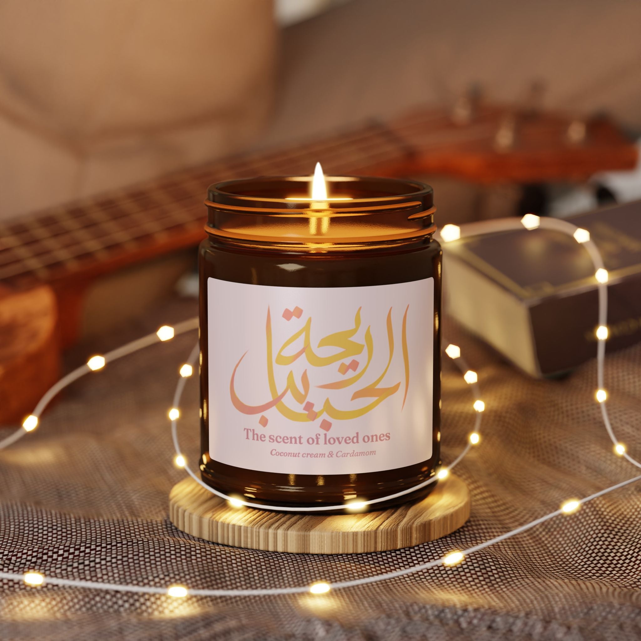 Loved Ones Coconut & Cardamom Scented Soy Candle