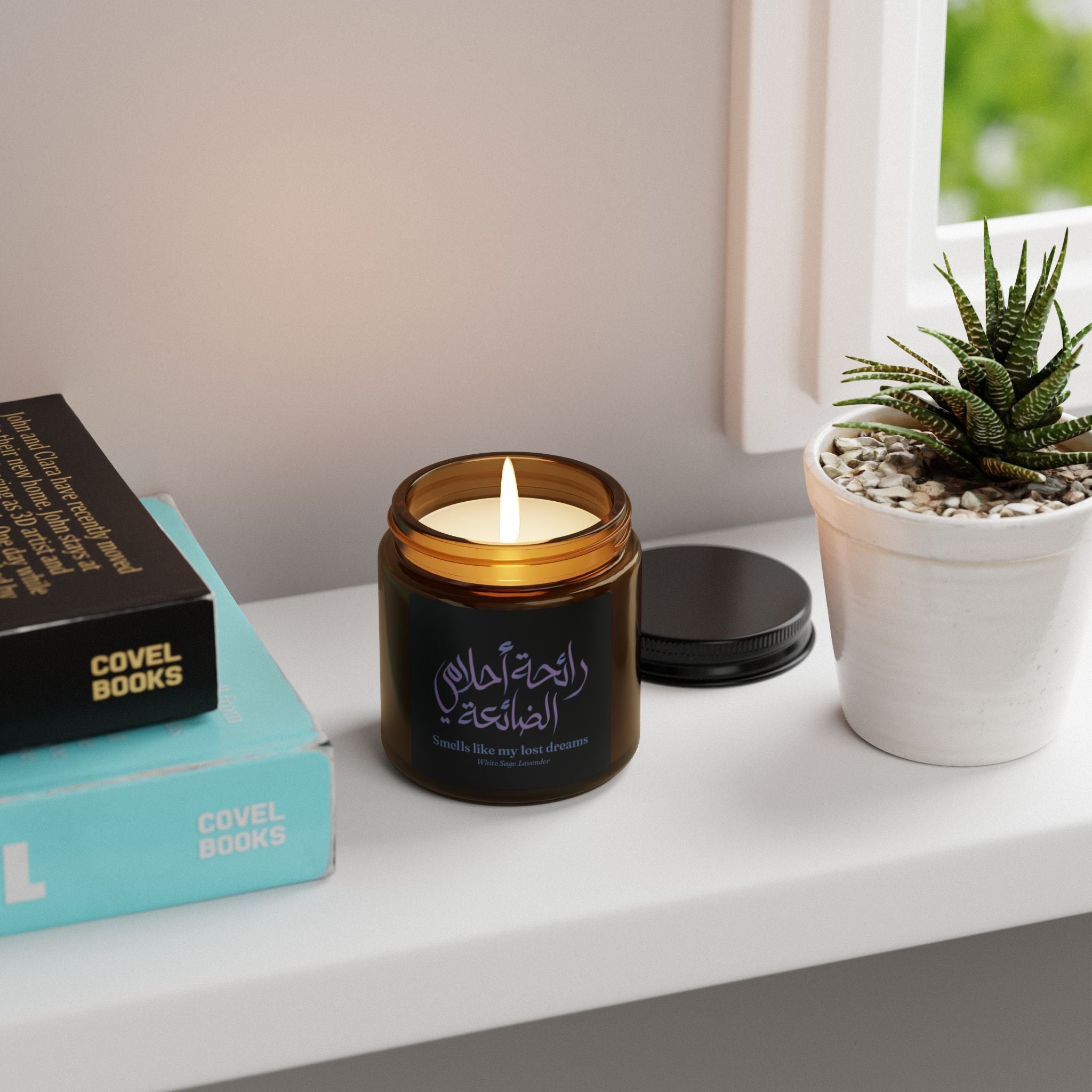 Lost Dreams White Sage & Lavender Scented Soy Candle