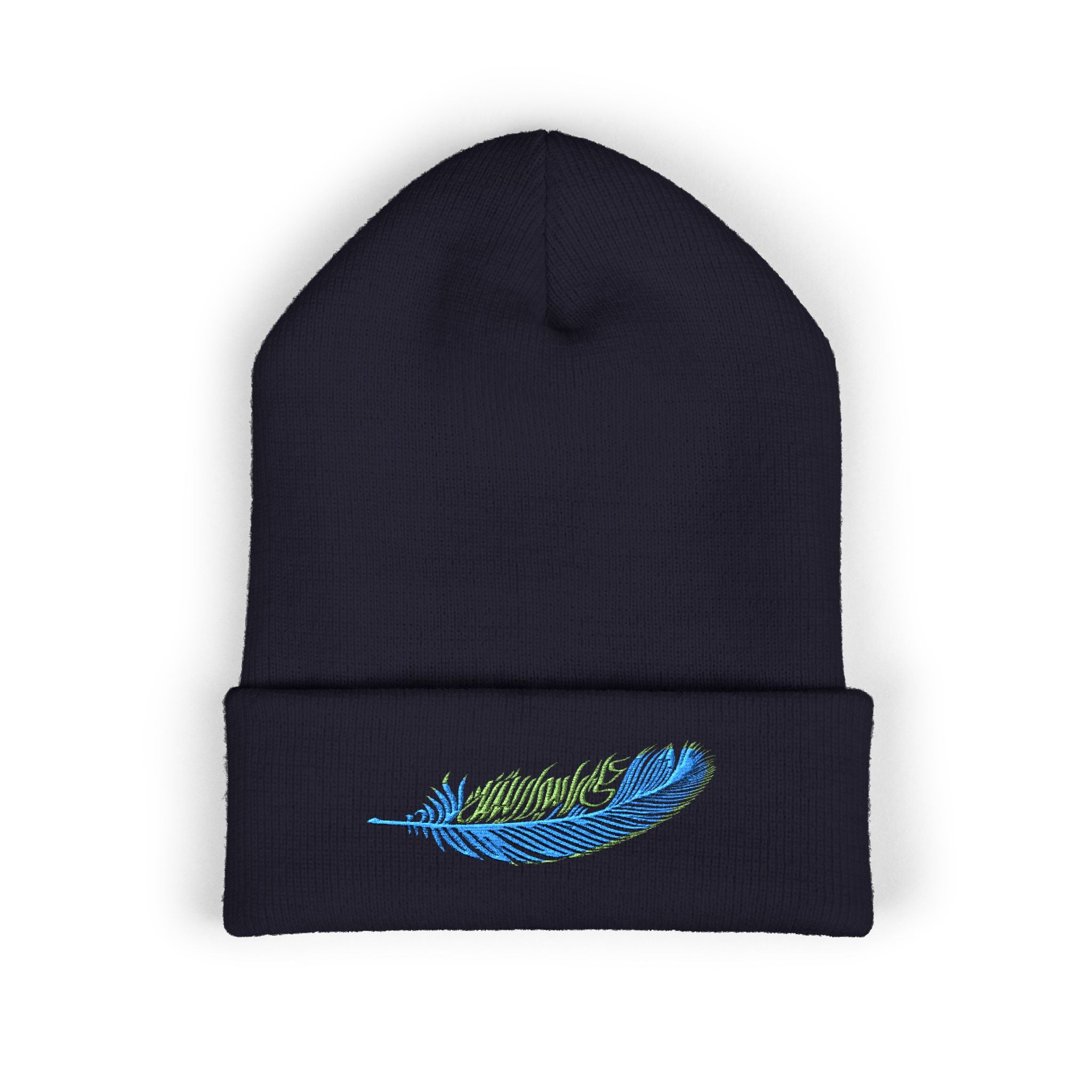 Feather on My Head Beanie