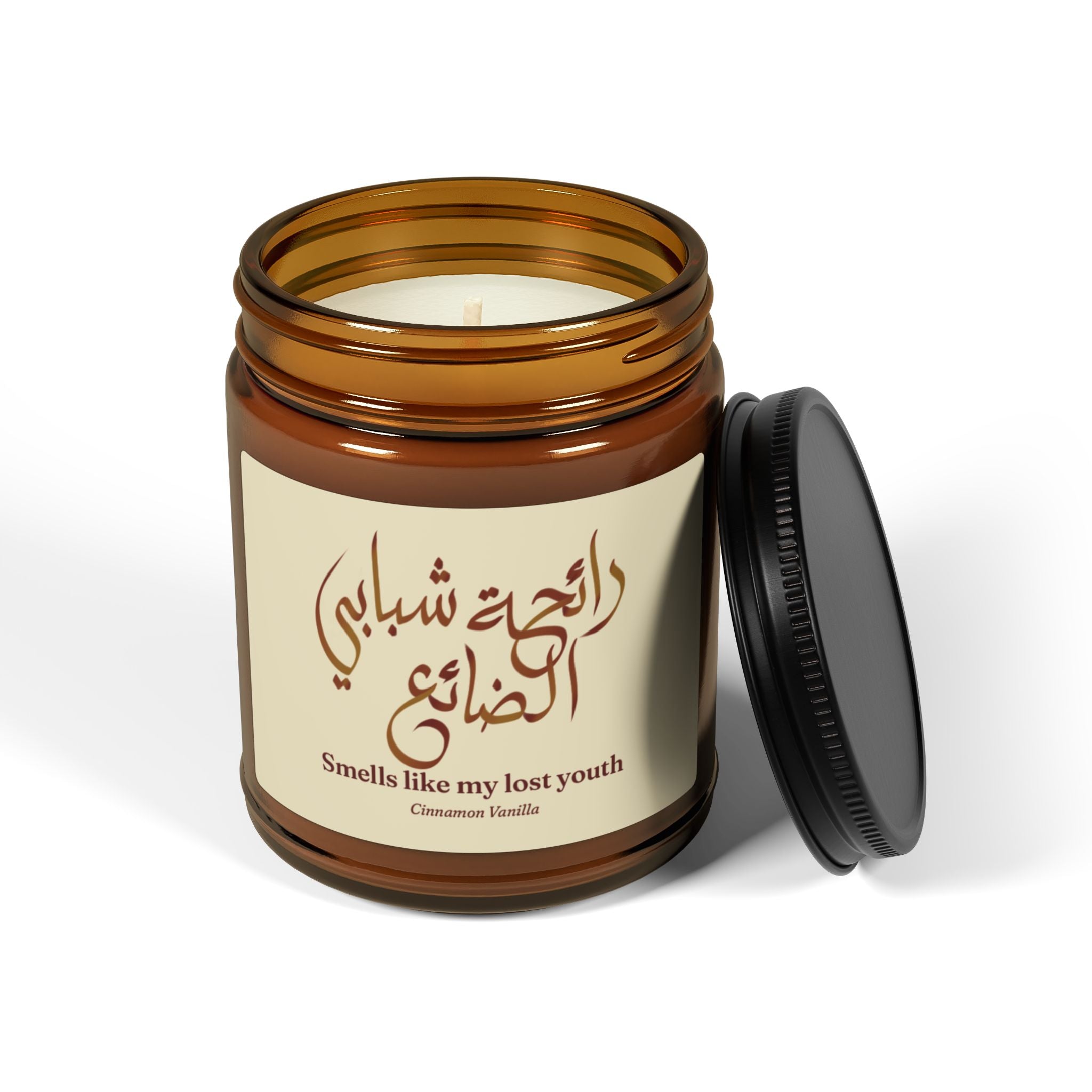 Lost Youth Cinnamon & Vanilla Scented Soy Candle