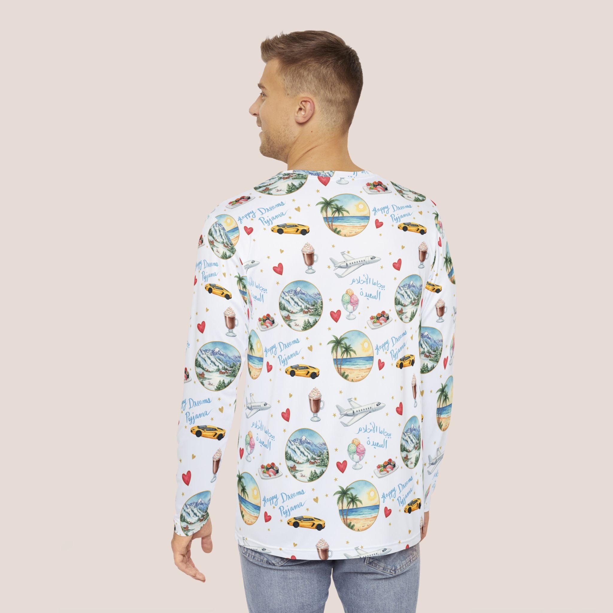 Dreaming of Vacation Men’s Pyjama Top