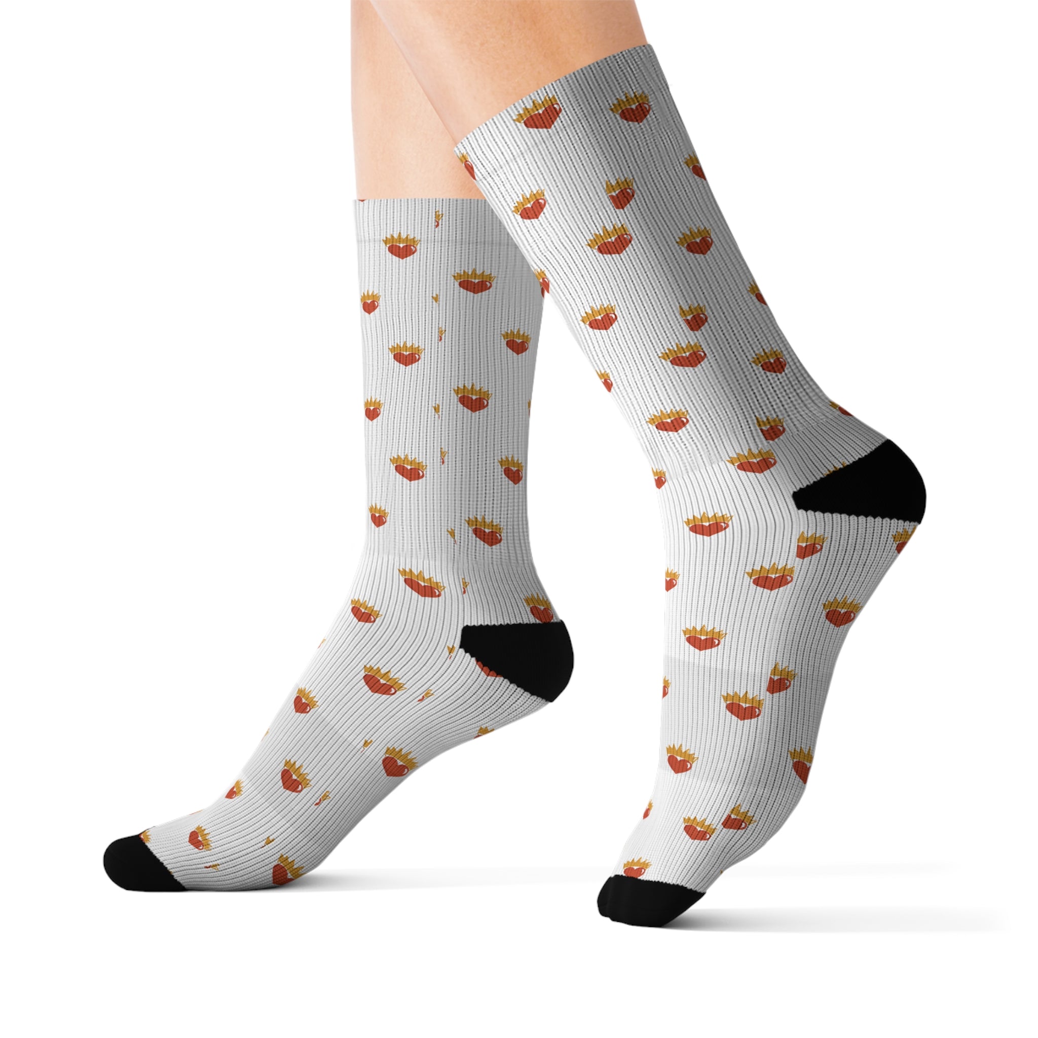 Royal Heart Unisex Socks