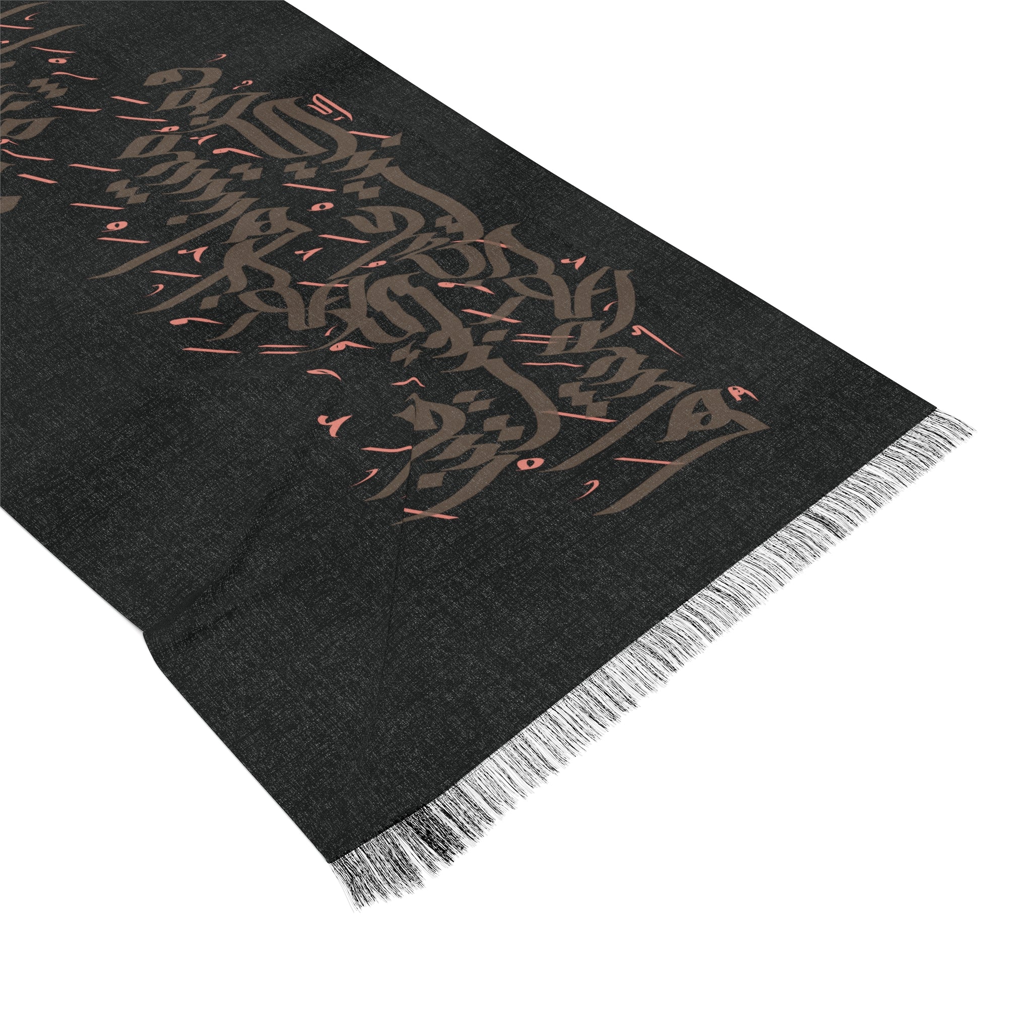 Dark Steps of Destiny poem Scarf