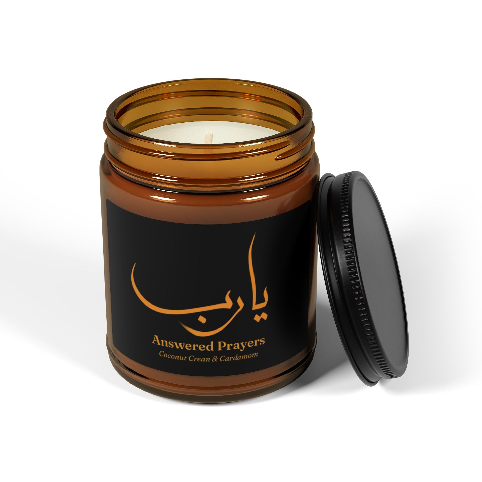 Answered Prayers Coconut & Cardamom Scented Soy Candle